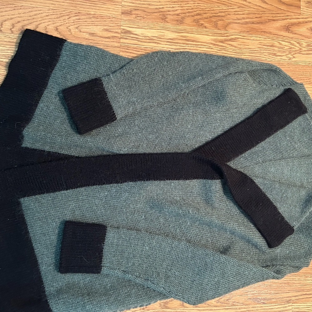 Chicos color block wool blend cardigan - Picture 4 of 7